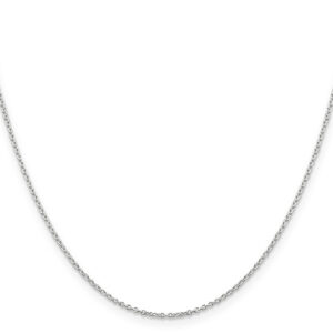 1.25mm Sterling Silver Cable Chain Necklace