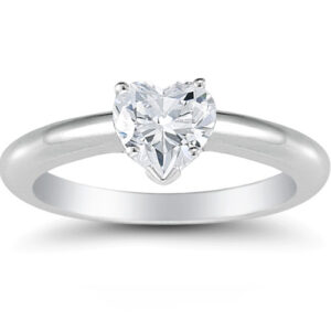 1/2 Carat Heart Shaped Diamond Ring