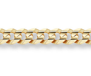 14K Gold 7mm Curb Bracelet