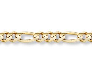 14K Gold Figaro Link Bracelet (8mm)