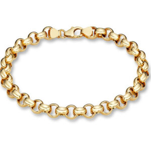 14K Gold Rolo Bracelet