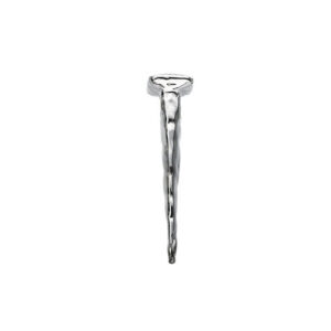 14K White Gold Crucifixion Nail Pendant