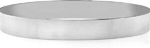 14K White Gold Flat Bangle Bracelet, 10mm (3/8")