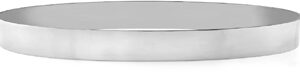 14K White Gold Flat Bangle Bracelet, 7mm (1/4")