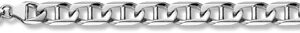 14K White Gold Mariner Bracelet - 11mm