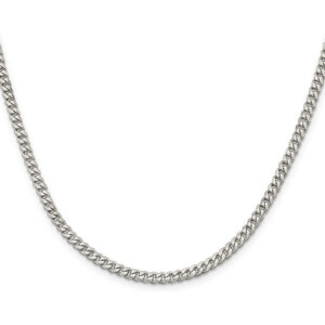 4.5mm Sterling Silver Curb Link Bracelet