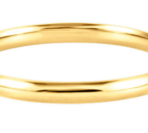 6.5mm Hinged Bangle Bracelet, 14K Yellow Gold