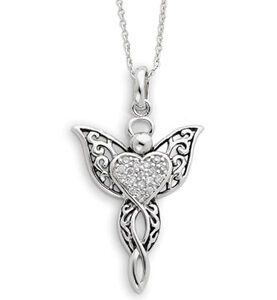 Angel of Blessing Sterling Silver Pendant