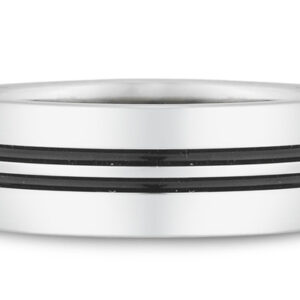 Black Titanium Wedding Band