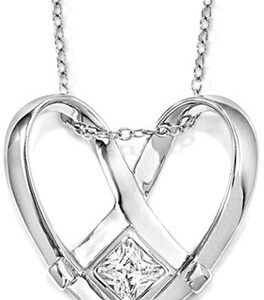 Captivated Heart Sterling Silver Necklace