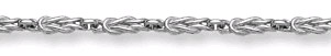 Celtic Love Knot Bracelet, 14K White Gold