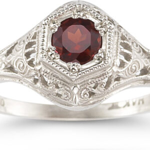 Enchanted Ruby Ring in 14K White Gold