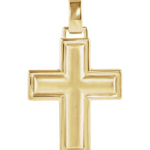 God's Grace 14K Gold Cross Necklace for Women