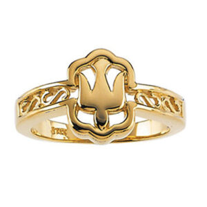 Holy Spirit Dove Ring for Women, 10K Gold