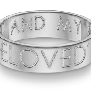 I Am My Beloved's Ring in Sterling Silver