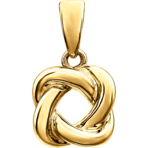 Love-Knot Necklace, 14K Gold