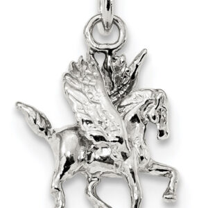 Pegasus Charm Pendant, Sterling Silver