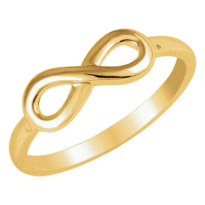 Plain 14K Gold Infinity Ring