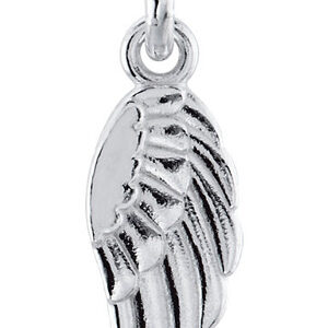 Posh Mommy Angel Wing Pendant, Sterling Silver