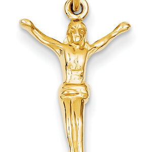 Small 14K Yellow Gold Corpus Christi Pendant