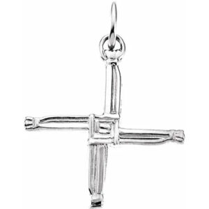 St Brigid's Cross Pendant in Sterling Silver