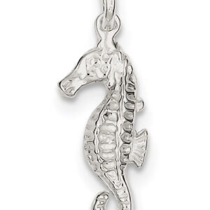 Sterling Silver Seahorse Pendant