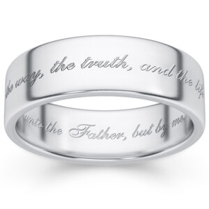 Sterling Silver The Way, the Truth, and the Life Ring