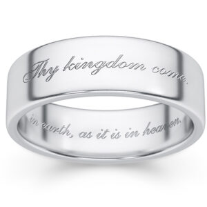 Sterling Silver "Thy Kingdom Come" Band