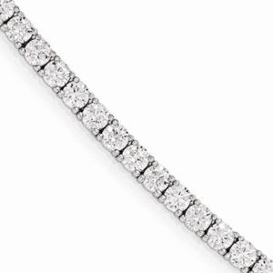 Sterling Silver Traditional CZ Tennis Bracelet