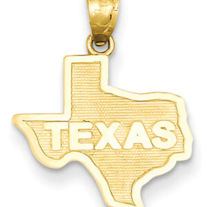 Texas Pendant, 14K Gold