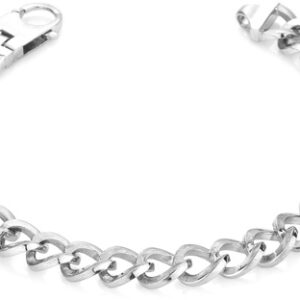 Twisted Curb Bracelet in 14K White Gold