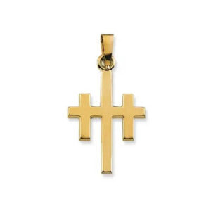 thief on the cross forgiveness pendant 10k gold